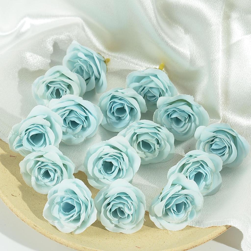 Simulation Rose Flower Heads for DIY Wedding Decor, Gift Boxes, Clothing, Wreaths, and Silk Flower Arrangements