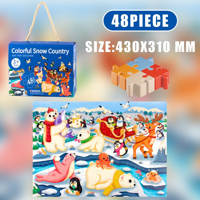 1SET children's puzzles boys and girls toys kindergarten gifts