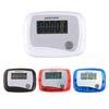 4 colors Portable Sports Running Training Counter Digital LCD Pedometer Fitness Walk Meter Pocket Step Counte For Seniors