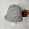 Needle Bucket Hat Female Tide Autumn and Winter Solid Color Versatile Sweet Wool Knitted Warm Bucket Hat Fashionable Foreign Style