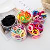 100Pcs Hair Ties Cute Elastic No Crease No Damage Tiny Hair Bands Ponytail Holder Colorful Hair Accessories