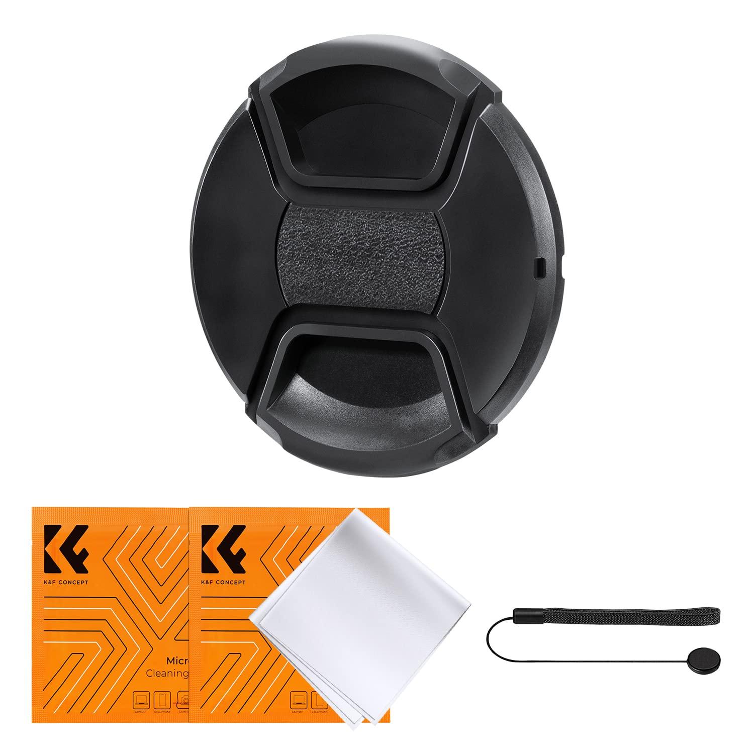 

Concept Lens Cap Lens Cap Cleaning Cloth Cord Lens Protector Inner K&F 40.5mm 4-Piece Set + + Anti-Loss Cap, Type, One-Touch