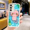 Phone Case for Samsung Galaxy A17 A16 A15 A14 A13 Axolotl Cartoon Cute A56 A36 A26 A55 A35 A25 A54 A34 A24 A53 A33 A23 A07 A06