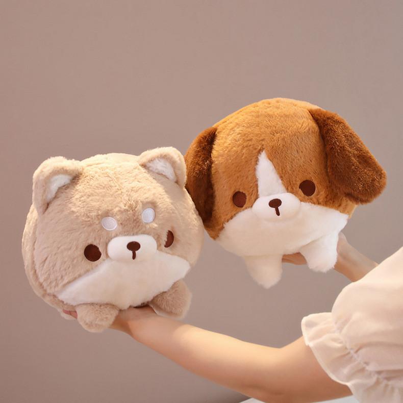 Teddy Shiba Inu Bulldog Beagle Plush Toy Stuffed Animal Doll Gifts Decoration
