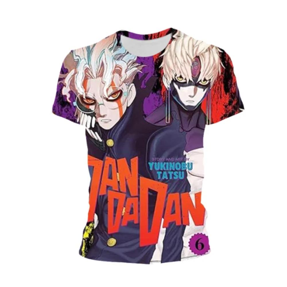 3D Print T-shirt Anime Manga Men's Women's Round Neck Short Sleeve T-shirt Fashion Harajuku Kids Tops Oversized Men's Clothing