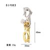 Puzzle Zinc Alloy Intelligence Unlocking Ring Unlocking Set, Nine-Link Educational Toy, Kong Ming Luban Lock Mechanism Box