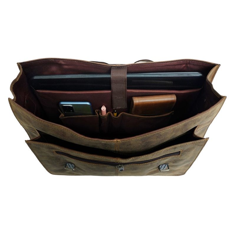 Personalizovaná aktovka z pravé buvolí kůže Laptop Messenger Taška Počítačová brašna Ručně vyráběné tašky pro muže taška přes rameno taška do školy Velká