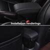 For Peugeot 308 T7 SW Armrest Box For Citroen C4 Car Armrest Retrofit Parts Storage Box USB Accessories 2008 2009 2010 2011 2012