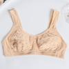 Women Front Button Bra Thin Cotton Lining 36-46 Plus Size Bras Butang Depan Top Underwear Lingerie for Elderly Old Woman