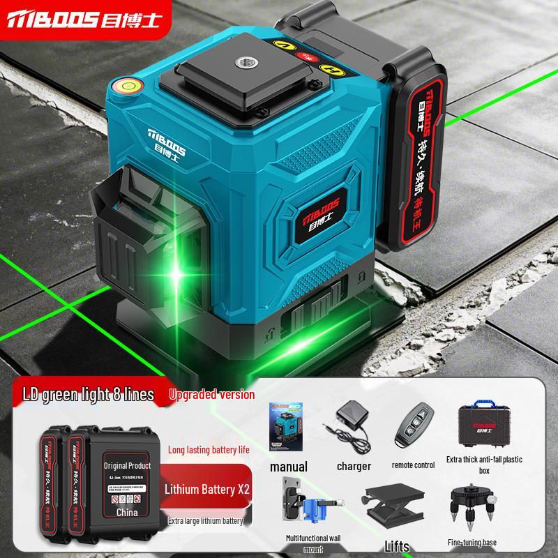 2025 High Precision Infrared Laser Level: Outdoor Automatic Leveling with Fine Line and Strong Light