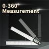 Digital Ruler 20" 500Mm Stainless Steel Electronic Angle Meter Goniometer Digital Angle Finder Level Measurement Tool Instrument