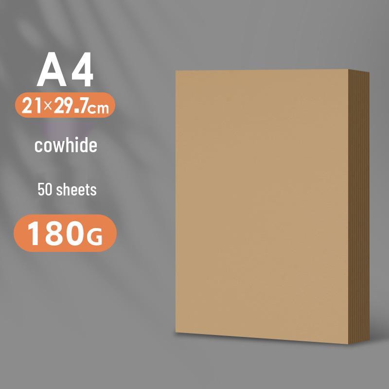 A4 White Cardstock, Black & Colored Paper, Thickened for DIY Kindergarten Crafts & Projects, A3/A4 Size.