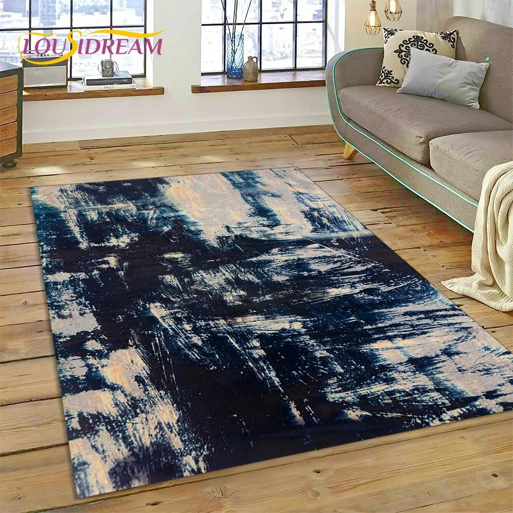 Style New Bohemian Abstract Modern Art Geometry Carpet Rug for Living Room Bedroom Home Sofa Decoration Floor Mat