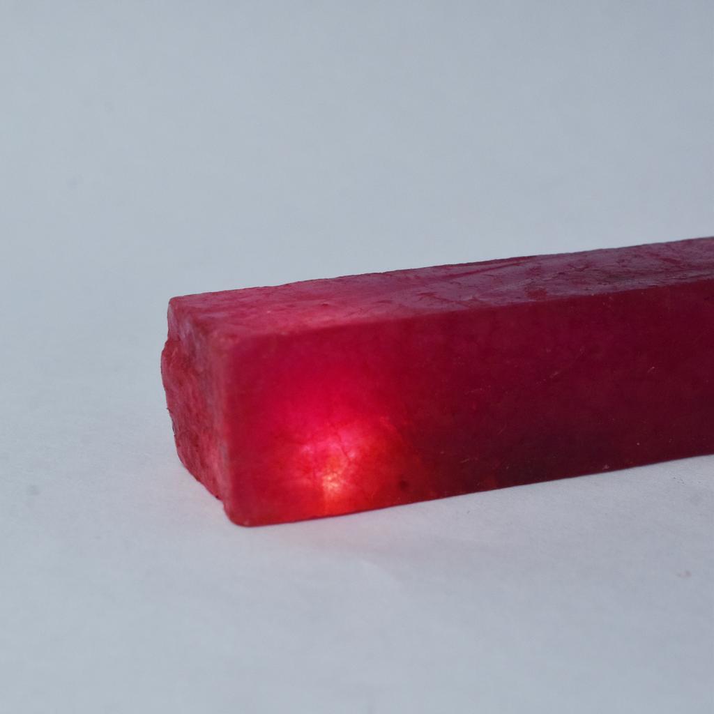 Natural Ruby Red Rough 256.15 Ct CERTIFIED Uncut Raw Gemstone For Collection