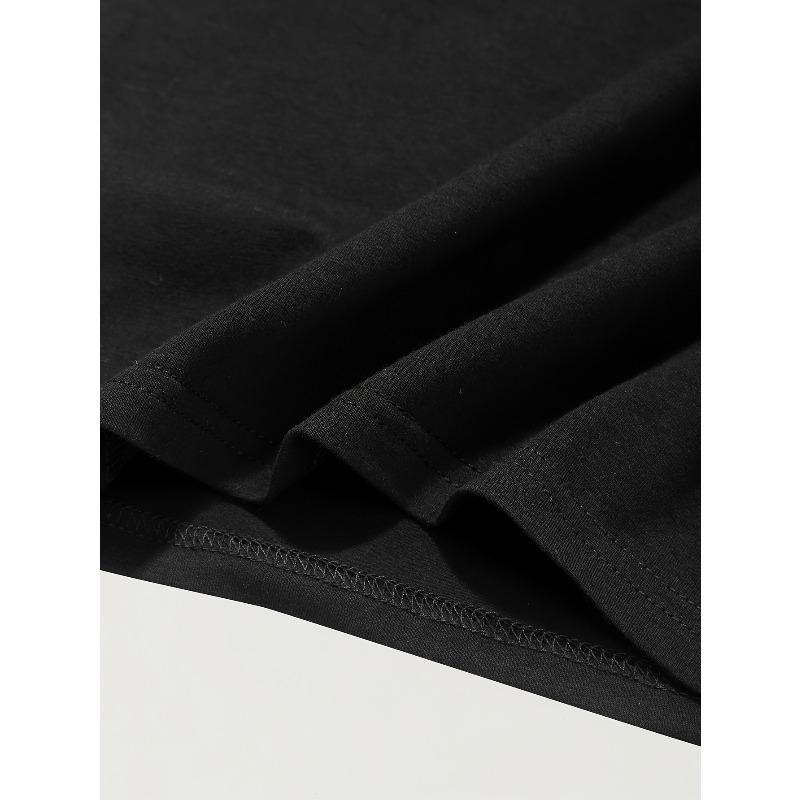 European sizes Short Sleeved Boys' T-shirt. Solar System Letter Print And Planet Pattern Print. Casual Versatile Round Neck Short Sleeved Top