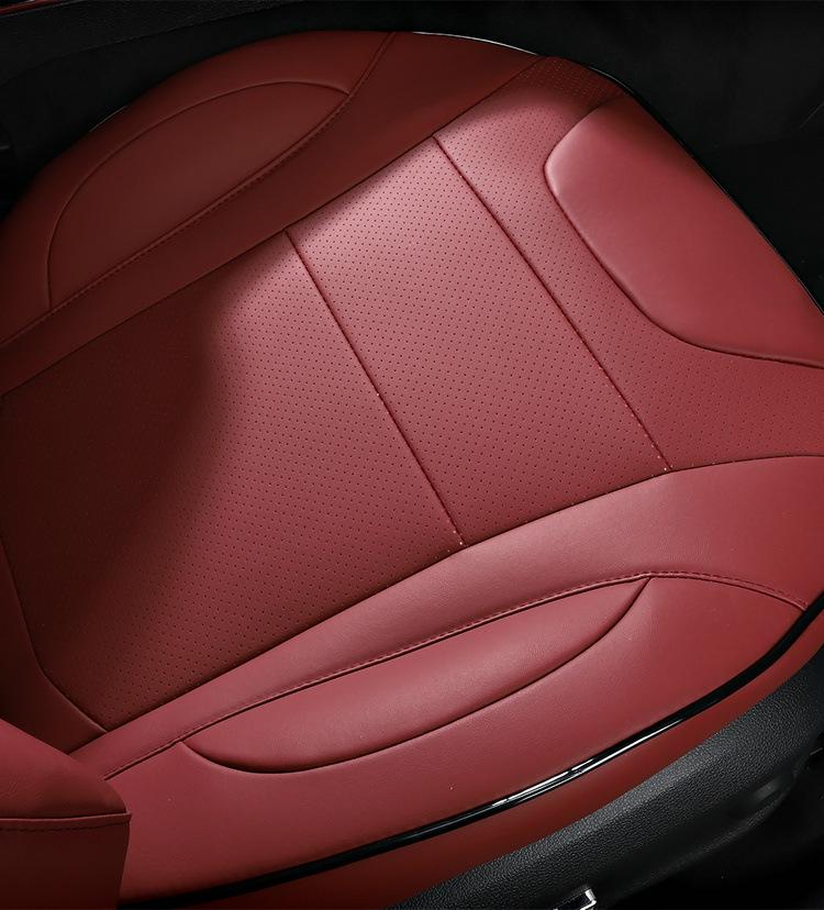 All-Season Full Leather Seat Cover for Hongqi HS5 - Custom Fit, Full Surround Design