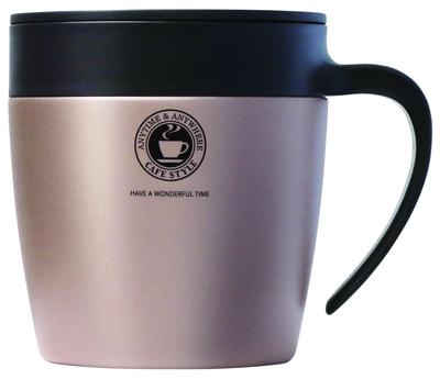 Asvel Vacuum Insulated Mug, 330mL, Champagne Gold, MG-S330N