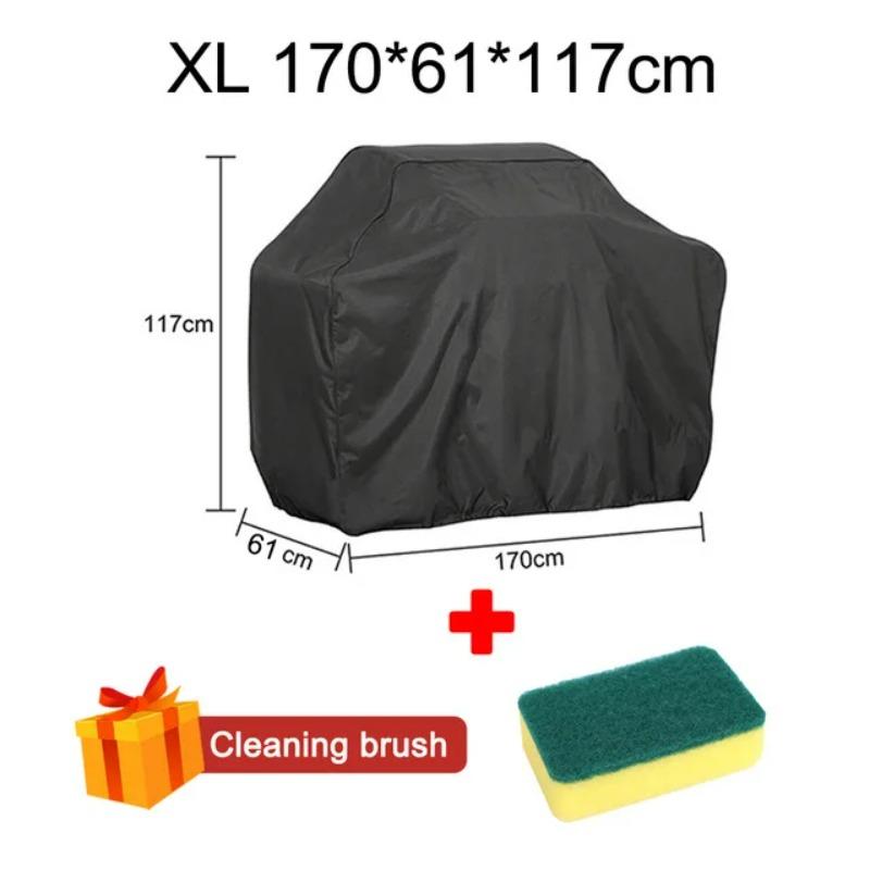 BBQ-Abdeckung Wasserdichte Outdoor-Grillabdeckung Robuste Gartenmöbelabdeckung Oxford-Gewebe Grill-Schutzmatte