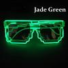 Led Sunglasses for Glow Party Glasses glow in the dark Flashing Mosaic UV400 Eyewear Unisex Gift Toy led luminous glasses