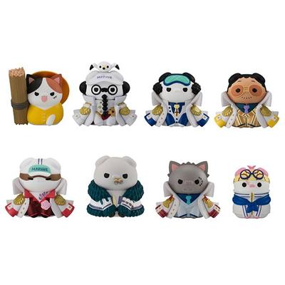 MEGA CAT PROJECT One Piece Nyampys Luffy the Navy Approximately 30mm PVC Finished Figure Nyan! Vs. (BOX) Pre-painted
