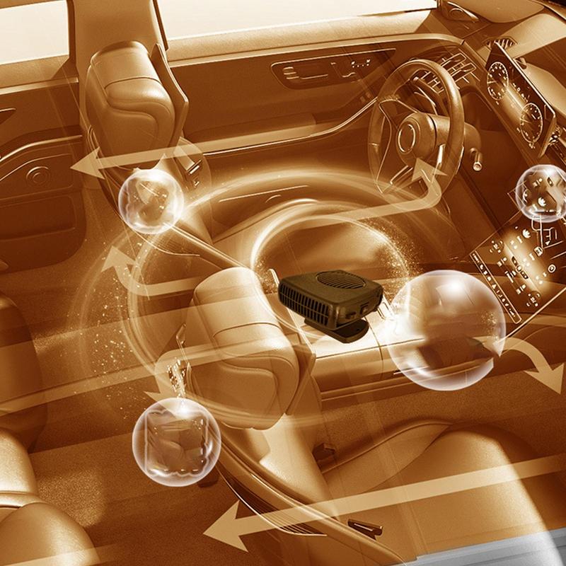 Portable Heater For Car Windshield Defroster Rotatable Car Air Heater Car Plug-In Heater Versatile Windshield Heater For Car