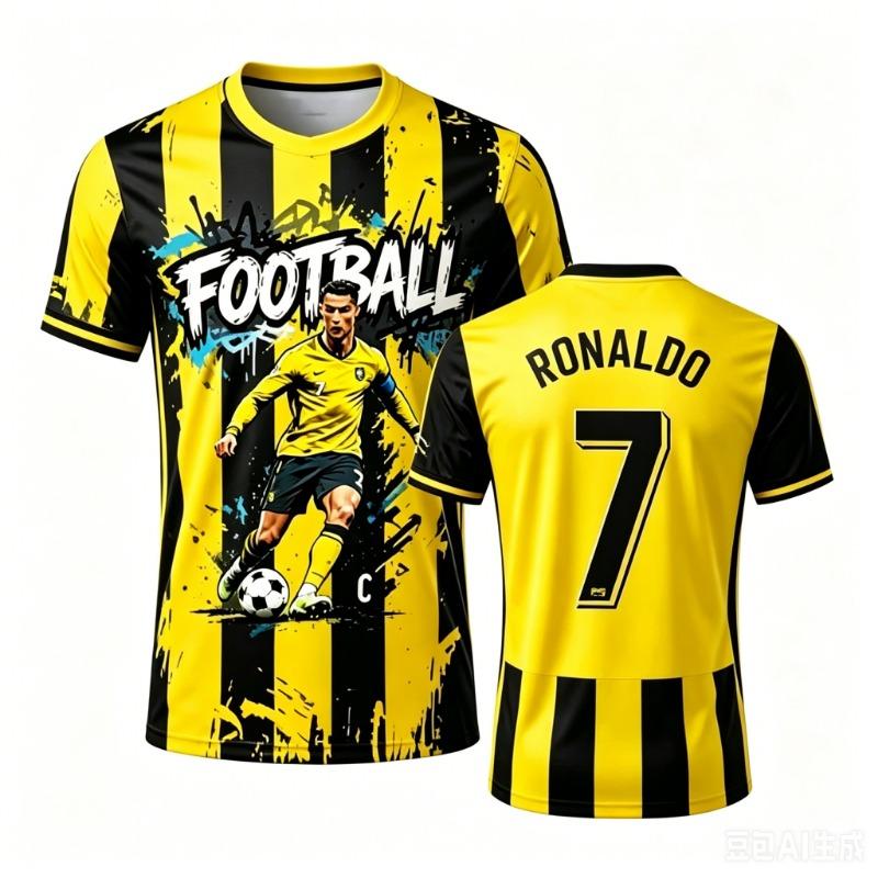 Men s Short Sleeve Soccer Jersey 3D Printed Design Fashion Soccer Jersey Unisex for Fitness S