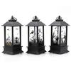 Small Halloween Simulation Flame Light Layout Desktop Decoration Vintage Style Hanging Oil Lamp