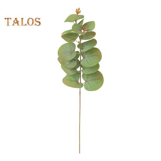 2 szt. Symulowane liście eukaliptusa Łatwa pielęgnacja Dekoracyjne Bezwonne Przyciągające wzrok Sztuczne liście eukaliptusa Prezent ogrodniczy