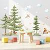 Forest Cloud Little Animals Wall Sticker Removable Background Decor for Living Room Home Decoration