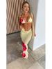 2026 European Women's Sexy Bikini & Printed Beach Skirt 3-Piece Swimwear Set