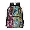 Capacity Children Large Backpack With Monster High Print Design For Daily School