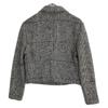 BOSS Grey Glen Check Gold Button Tweet Cropped Jacket Jacket 40 grayUsed