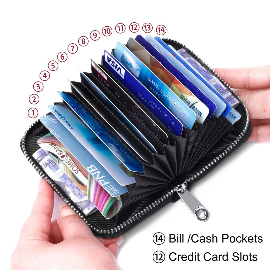 RFID anti-theft card swiping bag multi-functional large-capacity credit card case small card holder