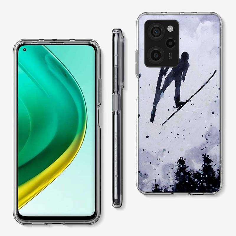 Skiing Snow Snowboard Ski Cover Phone Case For Xiaomi Poco M8 M7 M6 M4 M3 X7 X6 X4 Pro F7 Ultra M5S Mi 14 14T 15 15T 12T 10T Pro