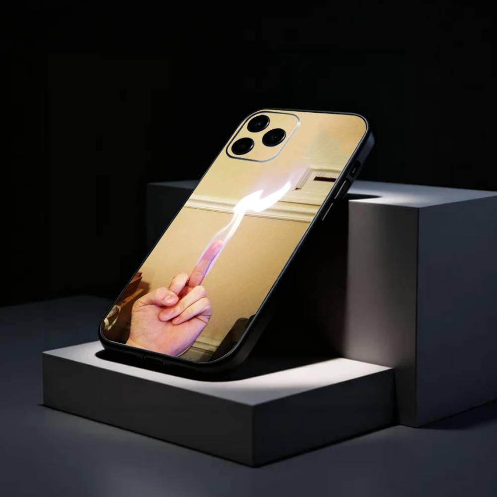 H-Hilarious M-Middle Finger Phone Case Silicone Soft For IPhone 17 16 15 14 13 12 11 X XR Plus Pro Max Plus