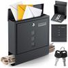 Mailbox 34x30.5x10 Cm Anthracite HM-861