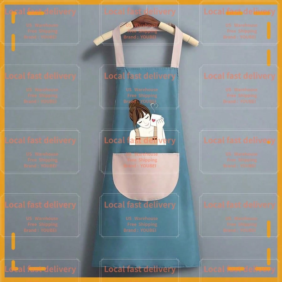 

Местный фартук Devery School Tops 1 шт., масло- и водонепроницаемый, кухонный фартук с карманами, легко чистится, кухня, дом, товары для дома Рождество