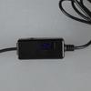 Digital Display USB Type C to DC5521 Power Cable Adjustable Voltages 5V 9V 12V 15V 20V for Multiple Gadgets 118cm Black