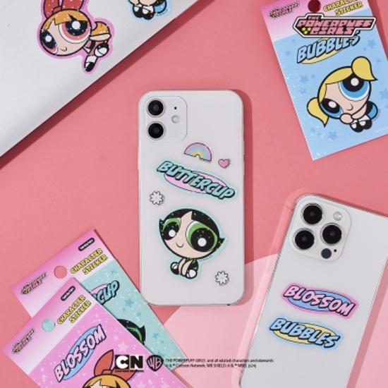 Αυτοκόλλητο κομμάτι Ten by Ten Powerpuff Girls (Blossom/Bubble/Nattercup), μια δημοφιλής φράση στην Κορέα