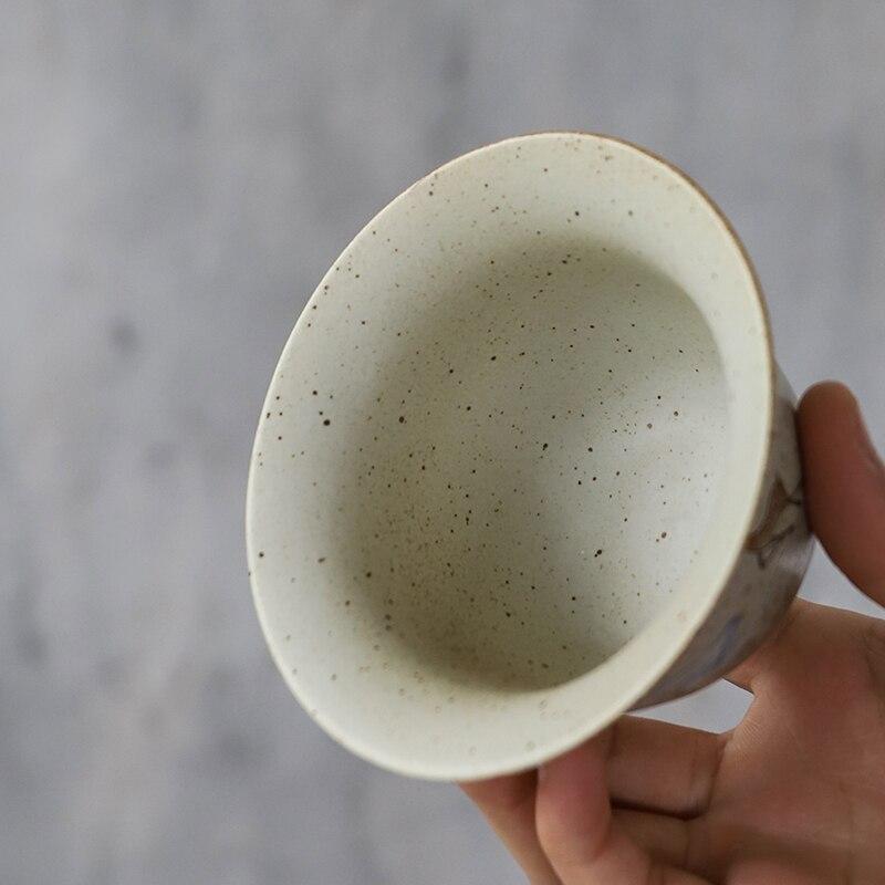 150ml Ceramic Lid Bowl Vintage Tea Bowl Three Talents Bowl