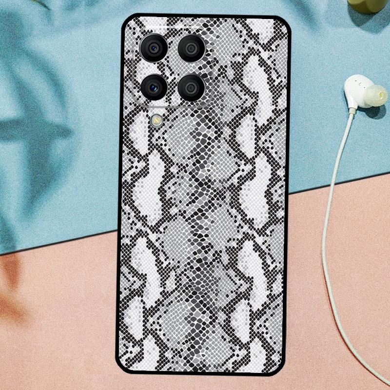 Snake Texture For Samsung Galaxy M33 M35 M55 M15 M12 M13 M14 M34 M54 M53 M21 M31 M11 M32 M52 M06 M16 Case