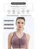 Women's Push-Up Shockproof Front Zip Sports Bra - Beautiful Back Support for Running, Fitness, Yoga