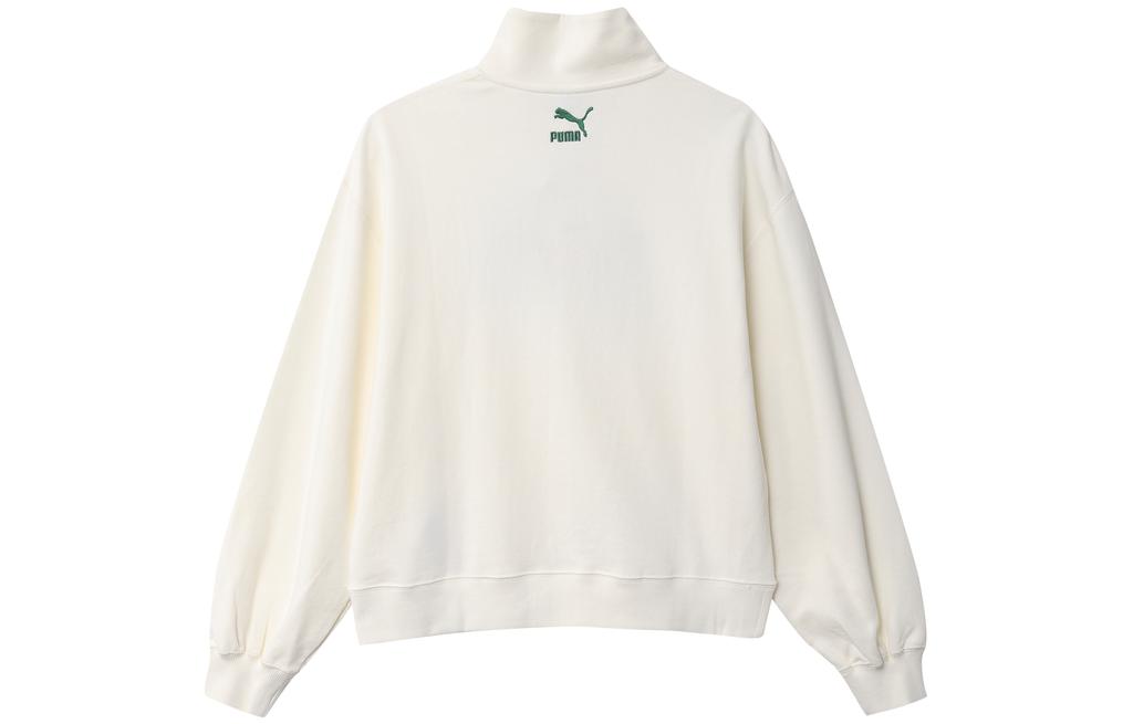 Puma Rebel Sweatshirts Women's White Half Turtleneck Moderate Other 622962-65