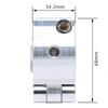 nakira 21mm Up Motorcycle Handlebar Bar Rise Adapter Bar Riser Post PCX CB250F nkr1052 22.2mm 28.6mm MT-25 (Silver)