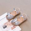 Girls Bowknot Closed Toe Soft Sole Korean Style Sweet Princess Kids Sandals