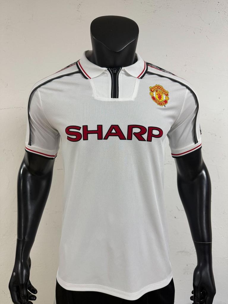 Club retro jersey home and away retro top nostalgic league Champions League version short sleeve Red Devils main Real Madrid