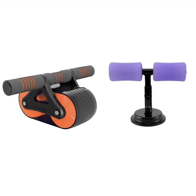 Auto Rebound Ab Wheel Roller: Home Fitness Equipment for Abdominal Toning