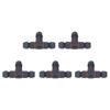 5Pcs T Type Aviation Connector 3 Pin Butt Joint IP68 Waterproof Plug Socket 16A AC250V