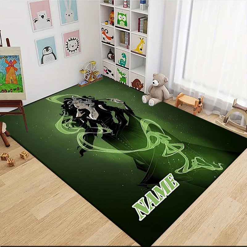 Custom Name Harry Potter's Study Carpet Rug Customizable Soft Washable Anti-Slip Home Living Room Sofa Mats Personalized Rug. 090982