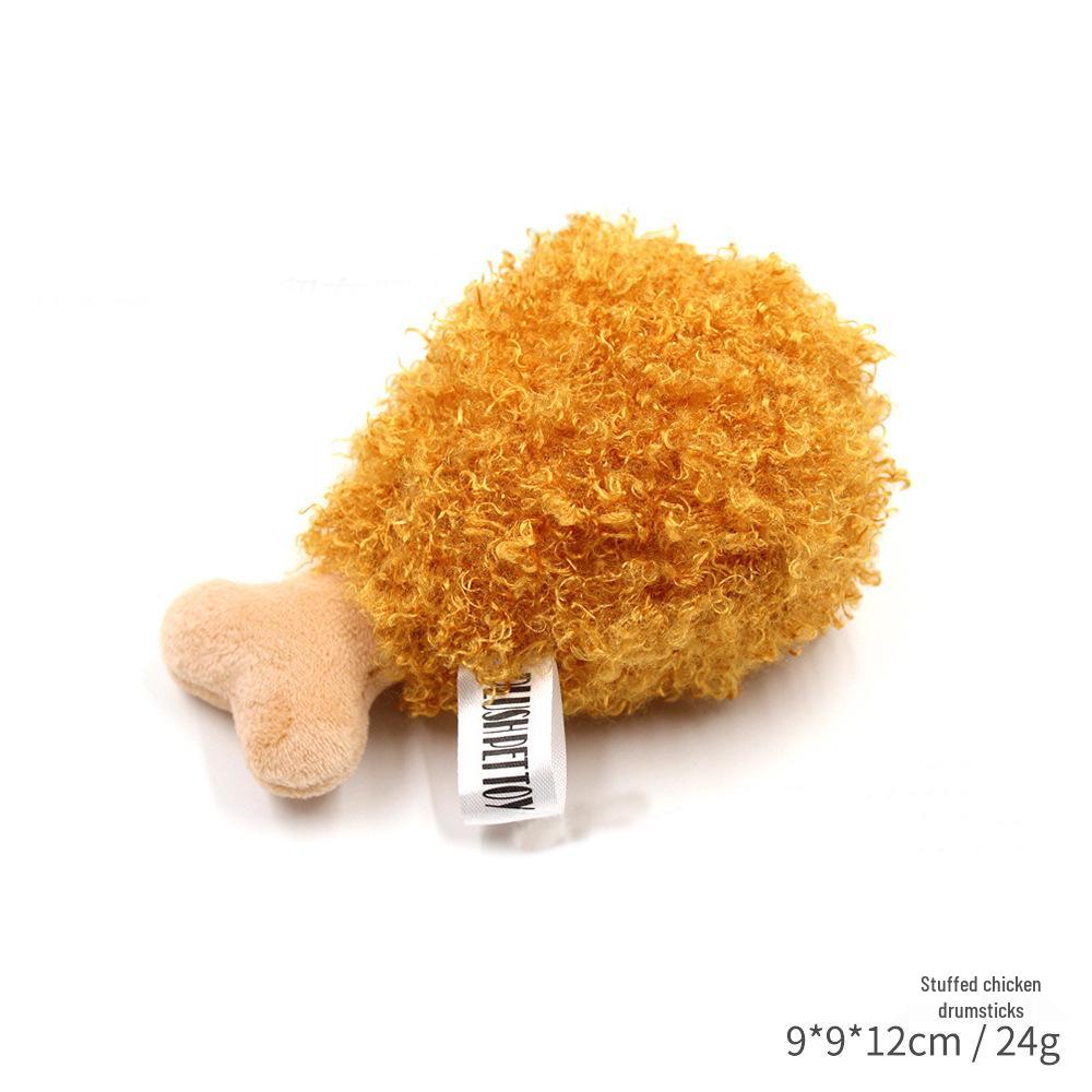 Plush Sound-Making Teething Dog Toy - Bite-Resistant, Self-Amusement for Small To Large Breeds